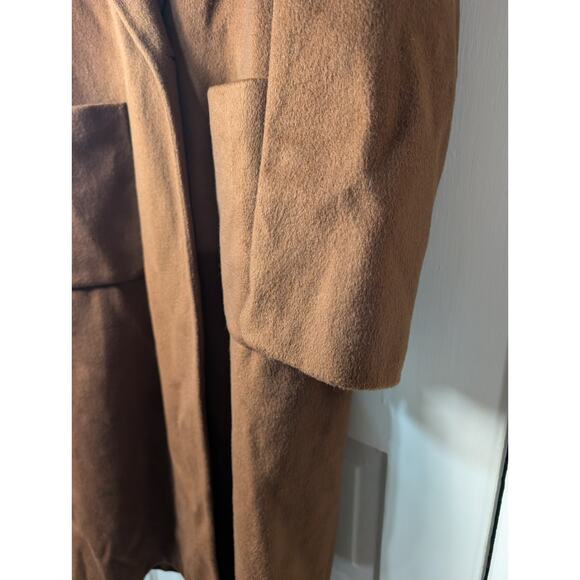 Vintage Paul Et Duffier Long Wool Coat Double Breasted Women's 12 USA(C) - Picture 4 of 10